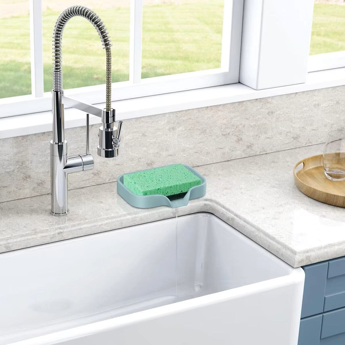 Égouttoir Vaisselle - SplashGuard™ - Vert Clair