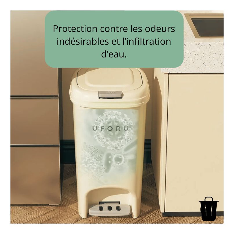 poubelle cuisine anti_odeur pedale trash kitchen anti_odor